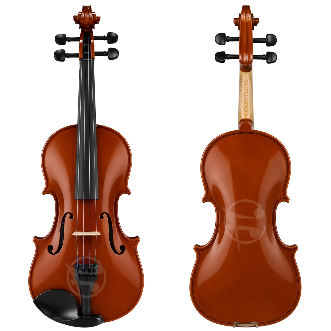 Fourtune Dante VL-200SBR Parlak 4/4 Akustik Keman Seti (Tam Boy)