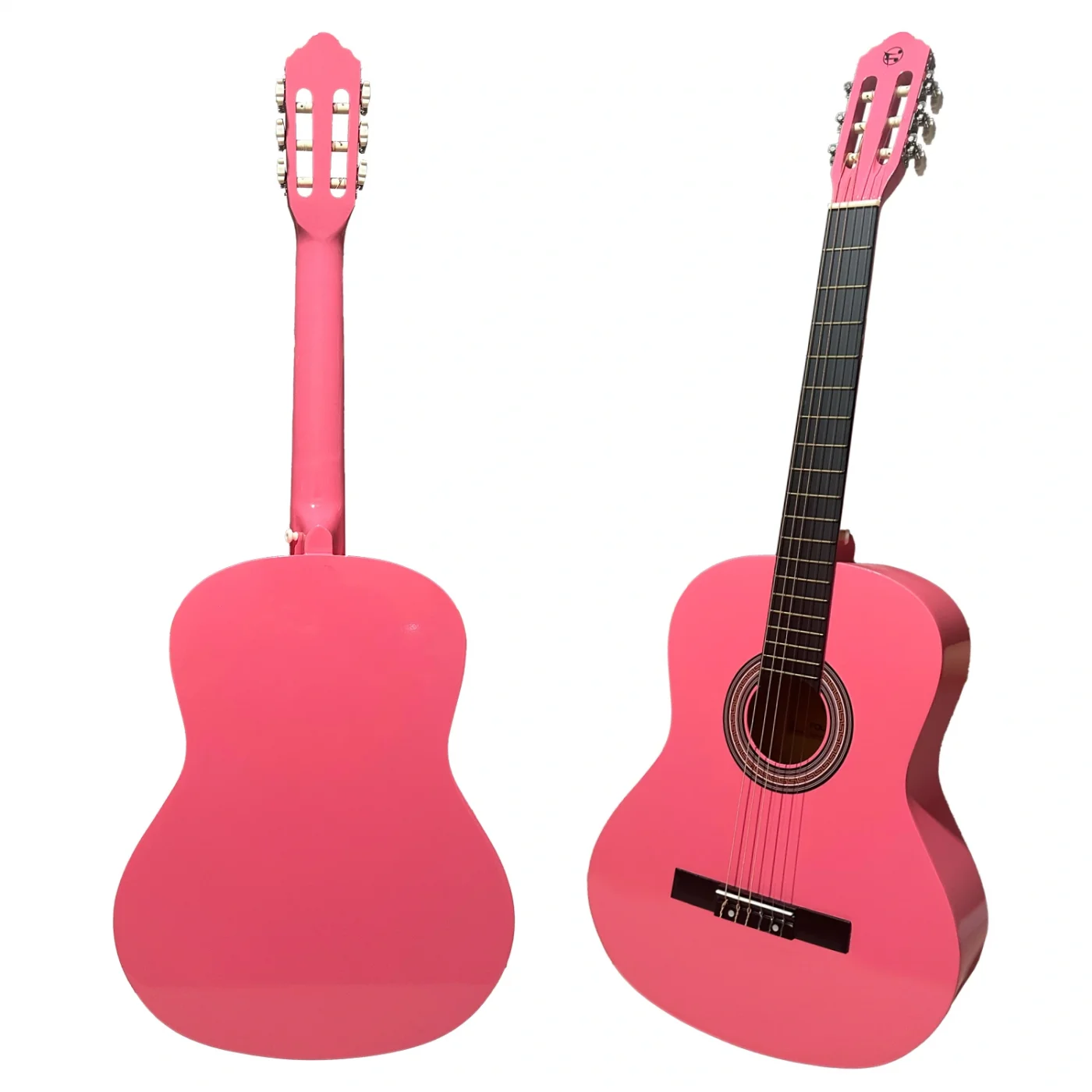 Fourtune Luca C-180PK Pembe Klasik Gitar Seti 4/4 Sap Ayarlı