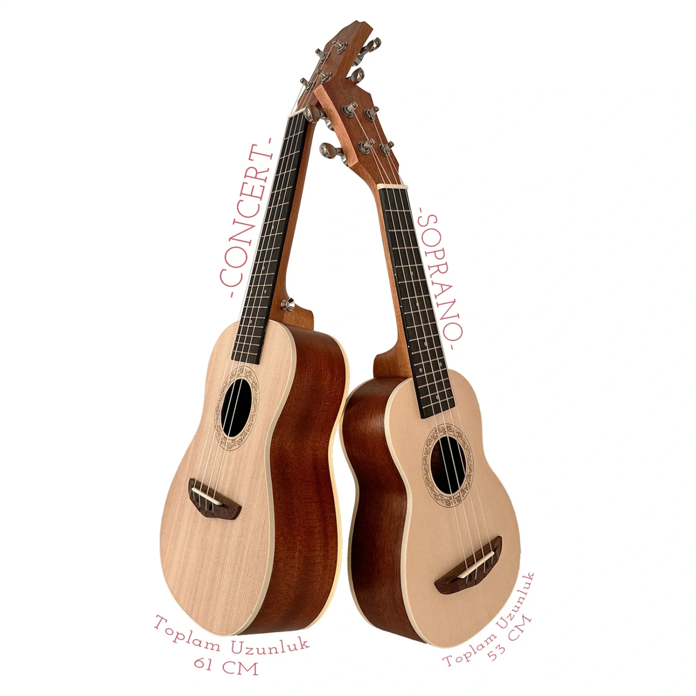 Fourtune Sydra UKS-21NT Soprano Ukulele Maun Hakiki Ağaç