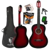 Fourtune Luca C-180RD Kırmızı Klasik Gitar Seti 4/4 Sap Ayarlı