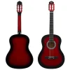 Fourtune Luca C-180RD Kırmızı Klasik Gitar Seti 4/4 Sap Ayarlı