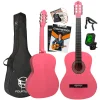 Fourtune Luca C-180PK Pembe Klasik Gitar Seti 4/4 Sap Ayarlı