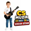 Fourtune Loki T-80BK 6 Telli Siyah Çocuk Gitarı Gerçek Ağaç