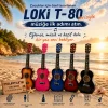 Fourtune Loki T-80PK 6 Telli Pembe Çocuk Gitarı Gerçek Ağaç