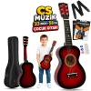 Fourtune Loki T-80RD 6 Telli Kırmızı Çocuk Gitarı Gerçek Ağaç