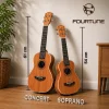 Fourtune Sydra UKC-23M Concert Ukulele Maun Ağacı Profesyonel Ukulele Seti