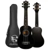 Fourtune Loki SP-21BK Soprano Siyah Ukulele Seti (Başlangıç Seviye)