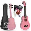 Fourtune Loki SP-21PK Soprano Pembe Ukulele Seti (Başlangıç Seviye)