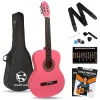 Fourtune Luca C-180PK Pembe Klasik Gitar Seti 4/4 Sap Ayarlı