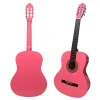Fourtune Luca C-180PK Pembe Klasik Gitar Seti 4/4 Sap Ayarlı