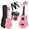 Fourtune Nova UKS-21LPK Soprano Pembe Ukulele Seti