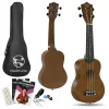 Fourtune Nova UKS-21MN Gül Ağacı Maun Soprano Ukulele Seti