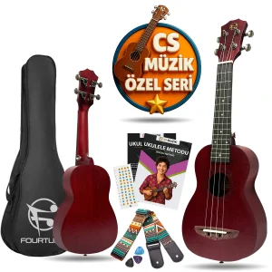 Fourtune Elio UKS-21RD Soprano Ukulele Maun Hakiki Ağaç (ÖZEL SERİ)