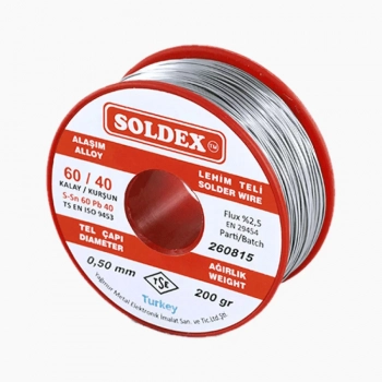 Soldex Lehim Teli 0.50mm 100gr