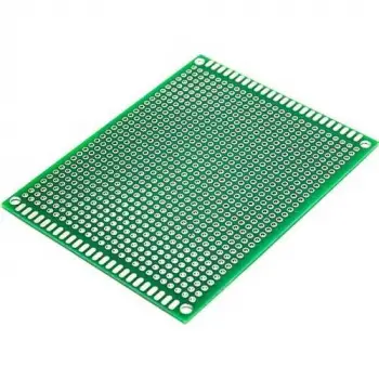 15x20 cm Çift Yüzlü Delikli Pertinaks Plaket