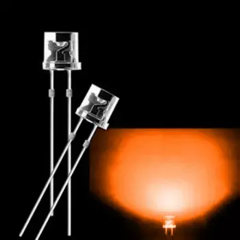 5mm Kesikbaş LED Turuncu