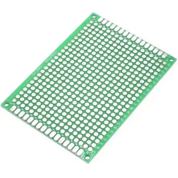 5x7 cm Çift Yüzlü Delikli Pertinaks Plaket