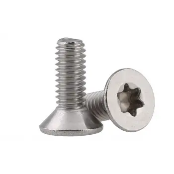 M2X5mm Torx Düz Havşa Başlı Civata SS304