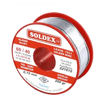 Soldex Lehim Teli 0.75mm 200gr