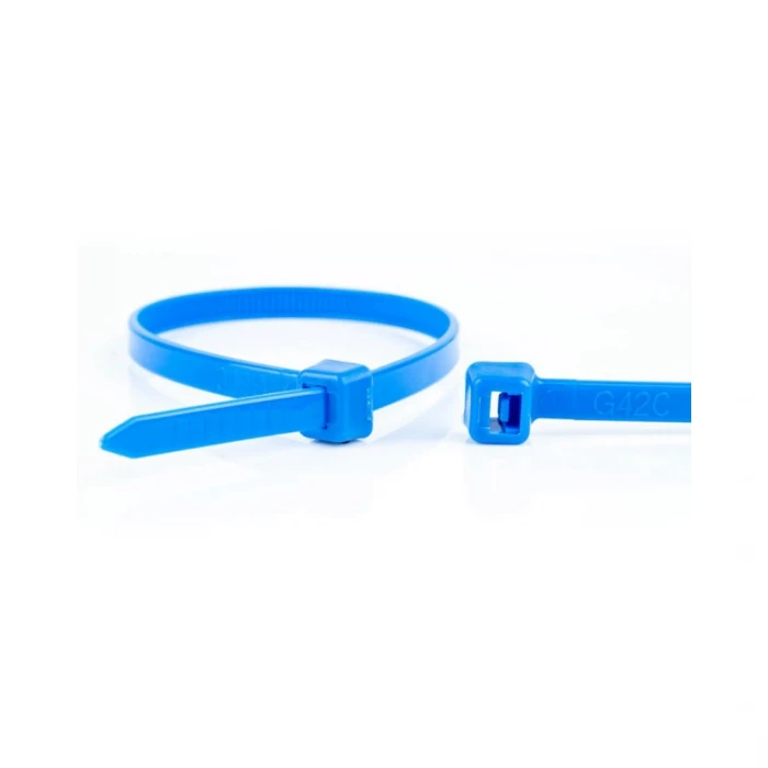 100x2.5mm Mavi Kablo Bağı