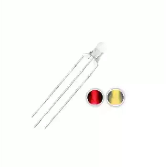 3 MM MAT ORTAK ANOT SARI KIRMIZI LED