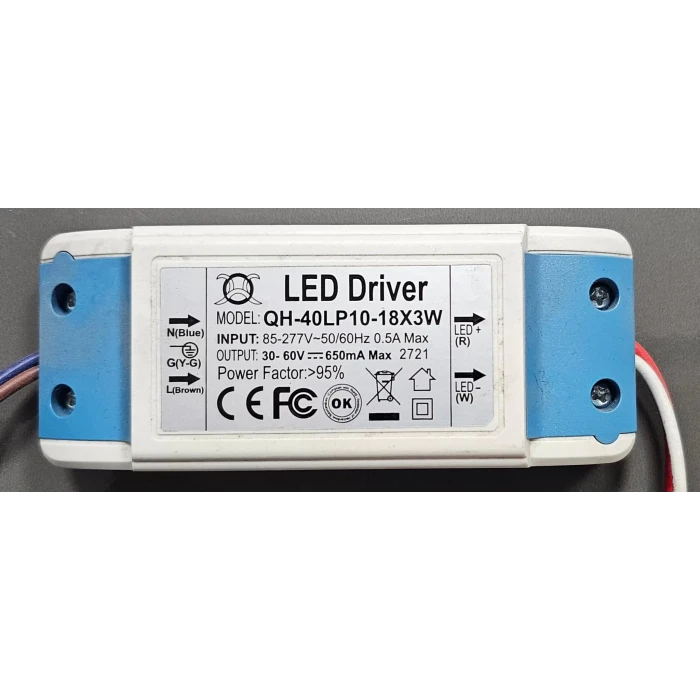 30 - 60V 650mA Led Sürücü Sabit Akım Led Driver