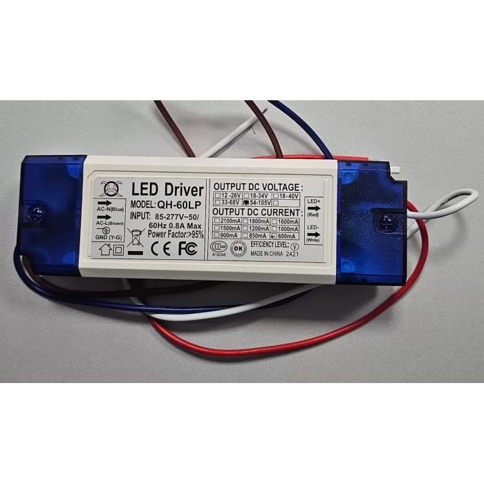 54 - 105 600mA 0.8A Max Led Sürücü Sabit Akım Led Driver