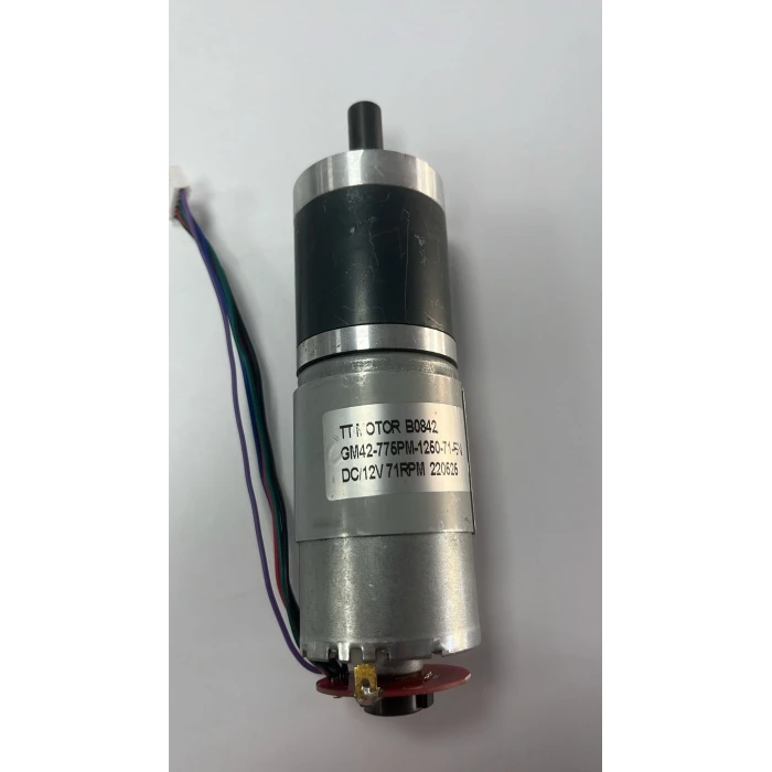 TT MOTOR B0842 GM42-776PM-125071 12 V DC 71 RPM ENKODERLİ