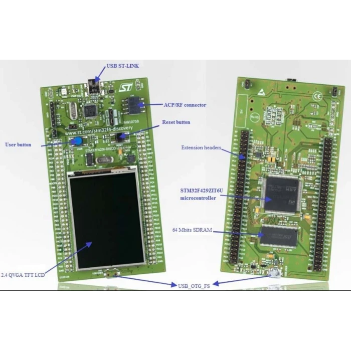 STM32F429I-DISC1 STM Geliştirme Kartı STM32F429 Discovery (Orjinal)