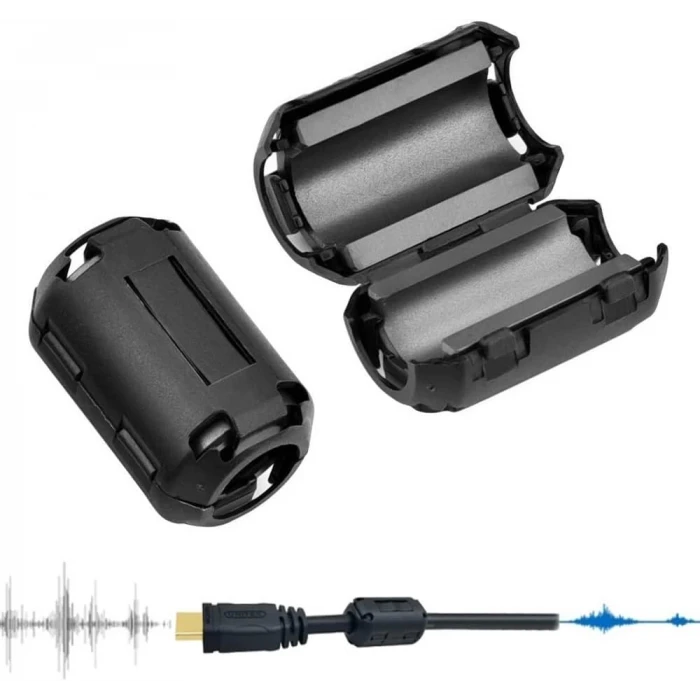 9mm Parazit Önleyici Manyetik Halka - Ferit Nüve