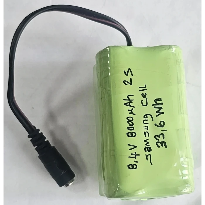 8.4 v 8000 mah batarya