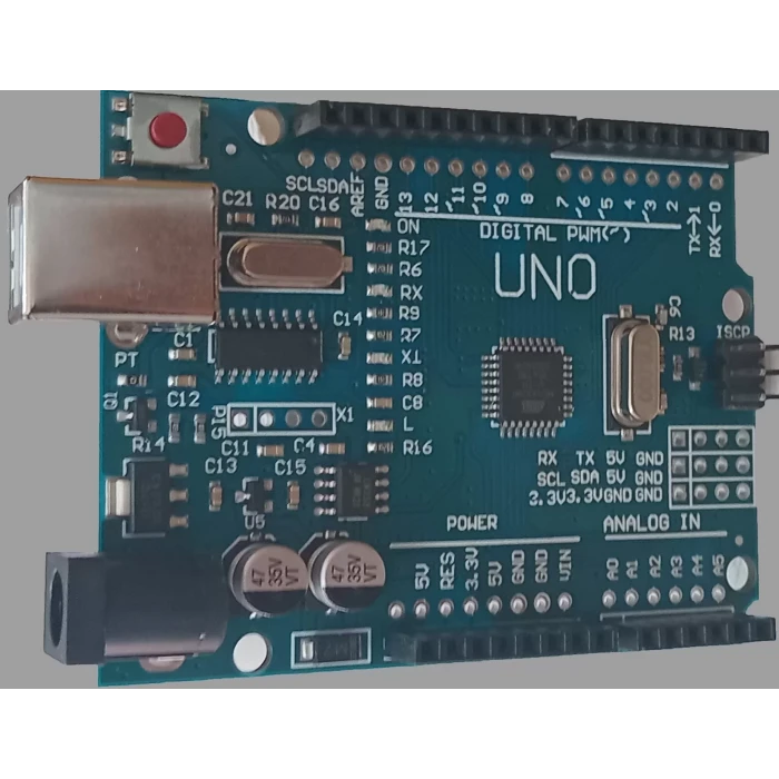 Arduino Uno R3 (Klon) CH340 + Programlama Kablosu