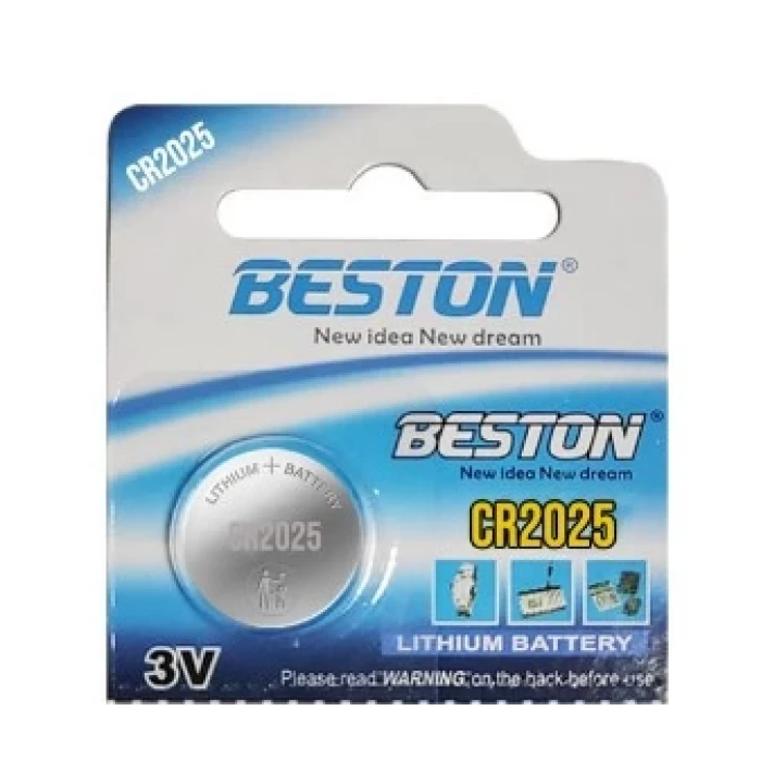BESTON CR2025 Pil - 3V Lityum Para Pil - 1 adet