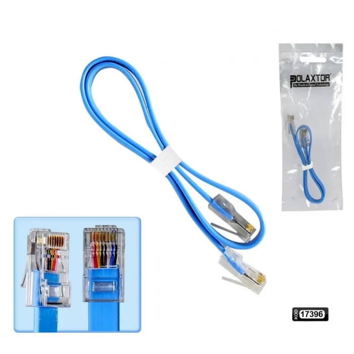 CAT6 PATCH NETWORK ETHERNET KABLO SLİM 50CM