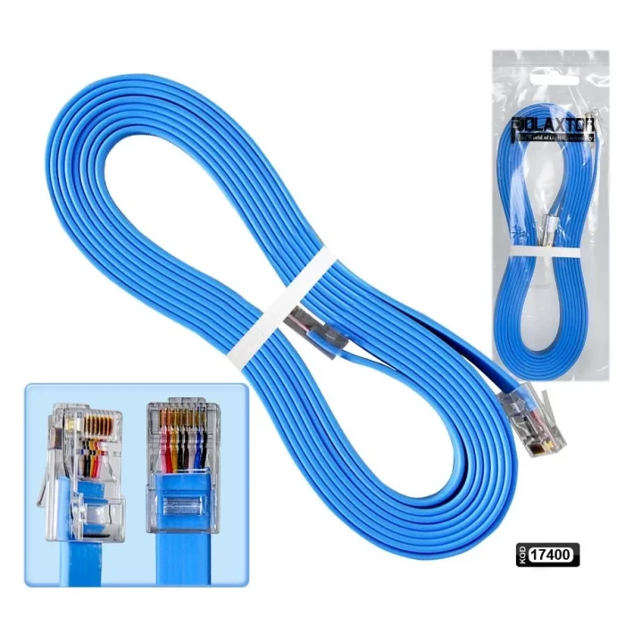 CAT6 PATCH NETWORK ETHERNET KABLO SLİM 5MT