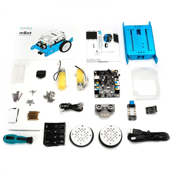 mBot V1.1 - Blue - Bluetooth Versiyonu STEM Eğitim Robotu