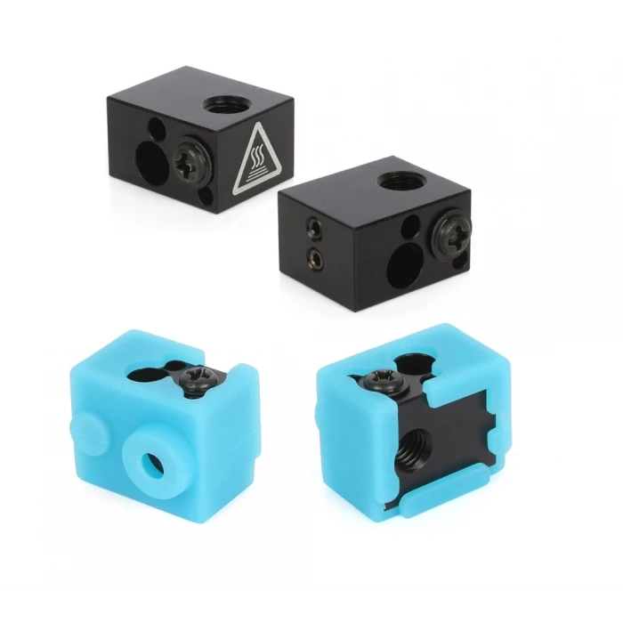 NV6 Alüminyum Isıtmalı Blok, E3D V6 HotEnd Blok