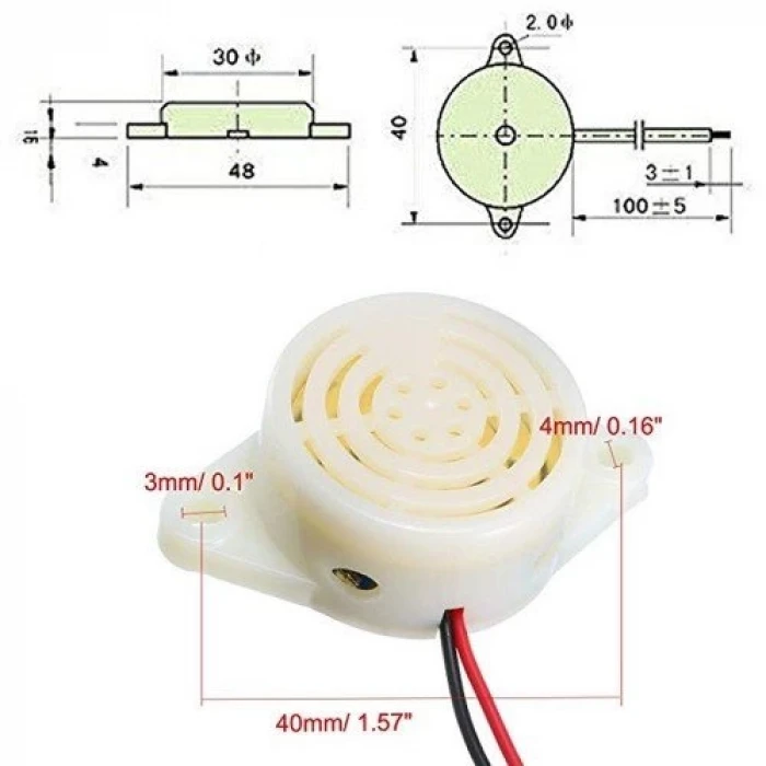 SFM-27 90DB Buzzer Alarm