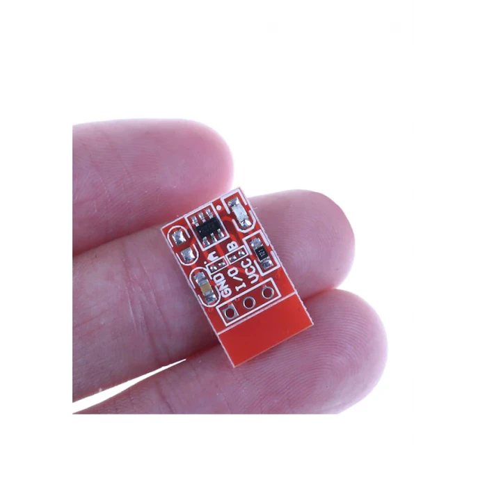 TTP223B Kırmızı Dokunmatik Sensör Modülü Touch Kapasitif 1 Kanal