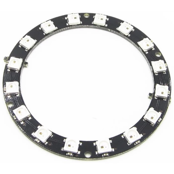 WS2812 Yuvarlak 16 bit adreslenebilir RGB LED Modülü