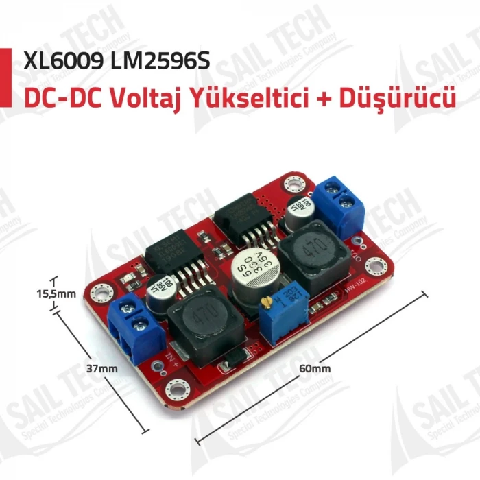 XL6009 LM2596S DC-DC Gerilim Dönüştürücü