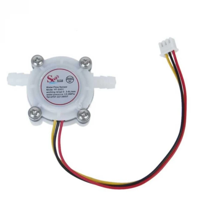 YF-S401 5-12V 2mm Su Akış Sensörü Debimetre