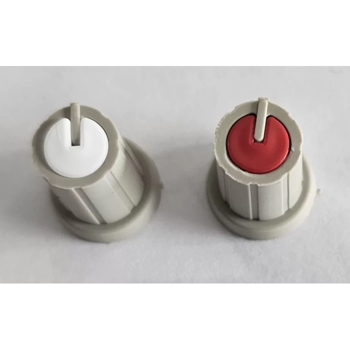 Yumuşak Potansiyometre Başlığı Açık Gri Gövde Karışık Renk