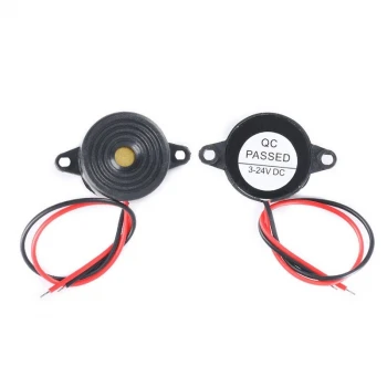 3-24V Devreli 22.6mm Buzzer - Siyah