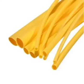 3.5 mm Makaron SARI (3.5mm Isı ile Daralan Kablo Makaronu) - 1 metre
