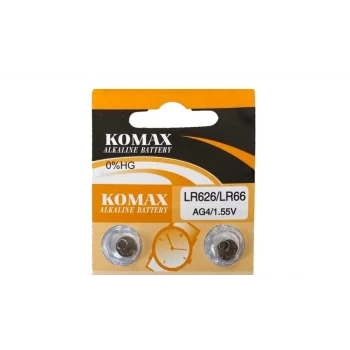AG4 LR626 LR66 1.5V Düğme Pil Komax