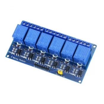 Arduino Röle Modülü 6 Kanal 24V - Projelerinizi Kolayca Kontrol Edin