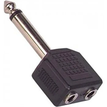 ÇEVİRİCİ JACK 6.3MM MONO ERKEK TO 3.5MM 2 DİŞİ