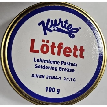 Kurtel 100 Gr. Lötfet - Lehim Pastası