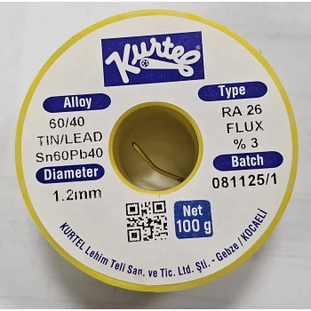 Kurtel 60/40 100gr 1.2mm Lehim Teli